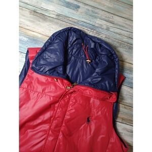 Ralph Lauren Womes Large Full Zip And Buttons Reversible Vest